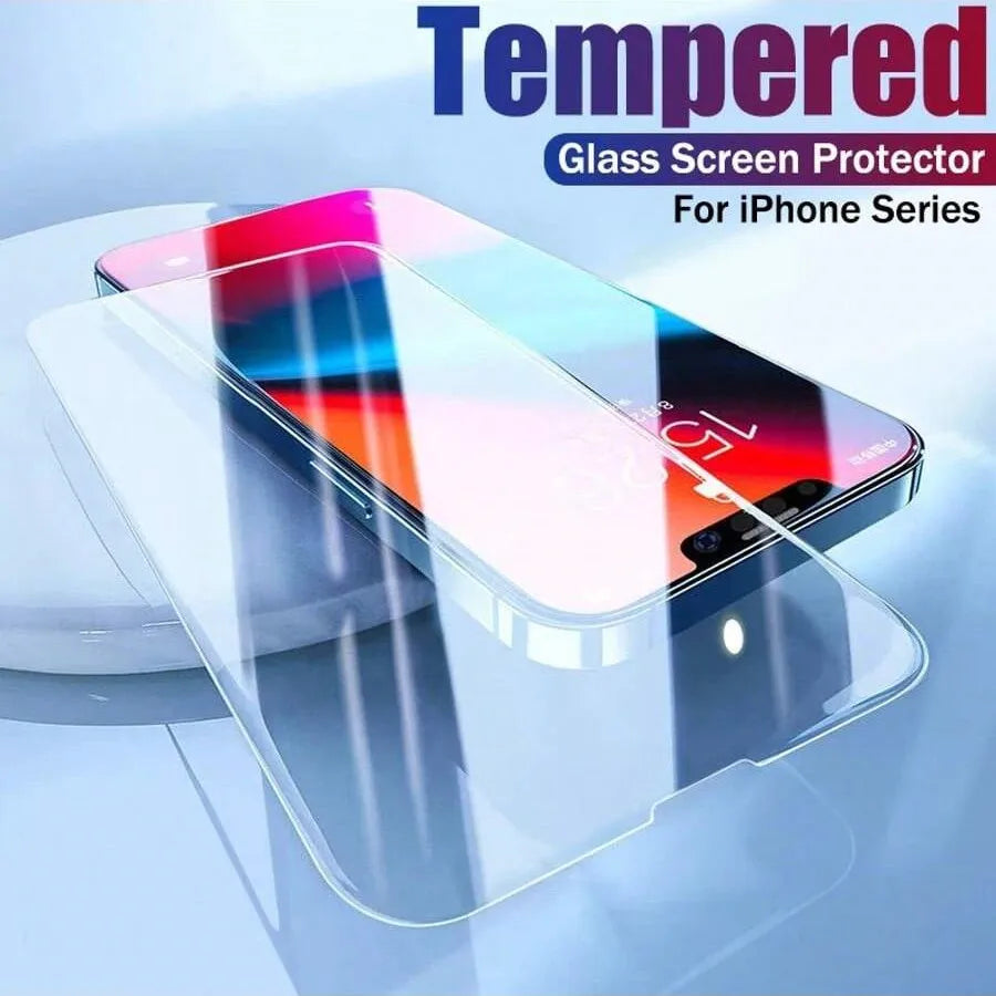 1pcs Tempered Glass For iPhone 14 13 12 11 Pro Max Screen Protector For IPhone 16 6s 7 8 15 Plus SE X XS XR 14Pro Glass Film Oasis Select