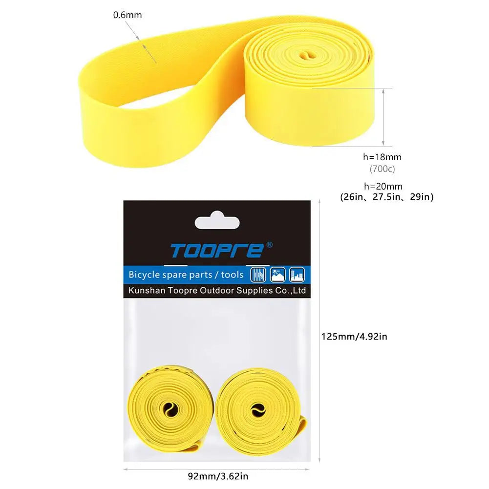 4pcs PVC Bicycle Rim Strip Tape 700C 26 27.5 29" MTB & Road