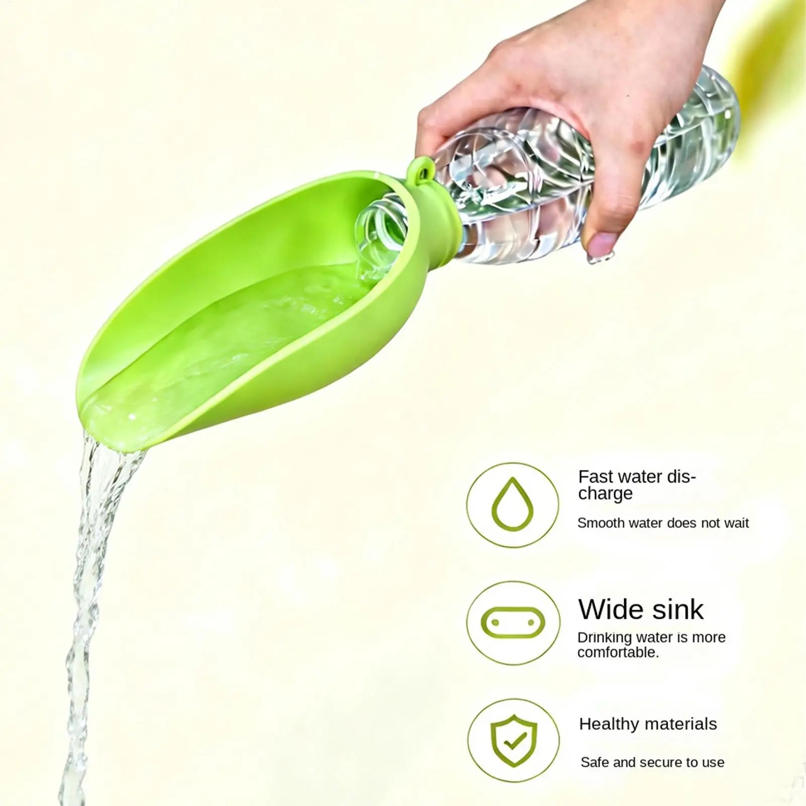 Leakproof Dog Travel Water Bottle Silicone Large Portable Pet Feeder Outdoor Drinking Bowl Puppy Cat Walking Feeding Supplies Oasis Select