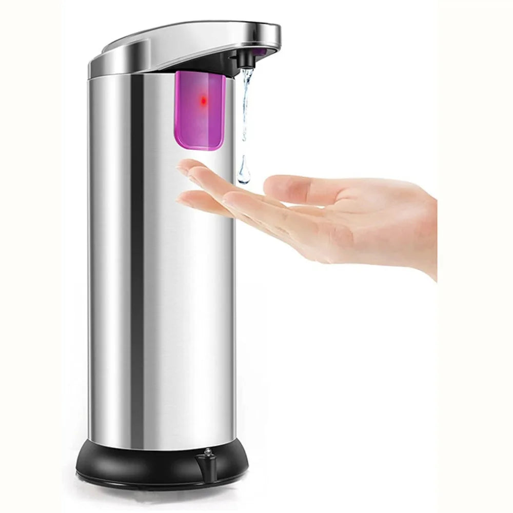 New Stainless Steel Automatic Soap Dispenser Waterproof Electric Touchless Soap Dispenser Foam Soap Machine Bathroom Oasis Select Single Bond