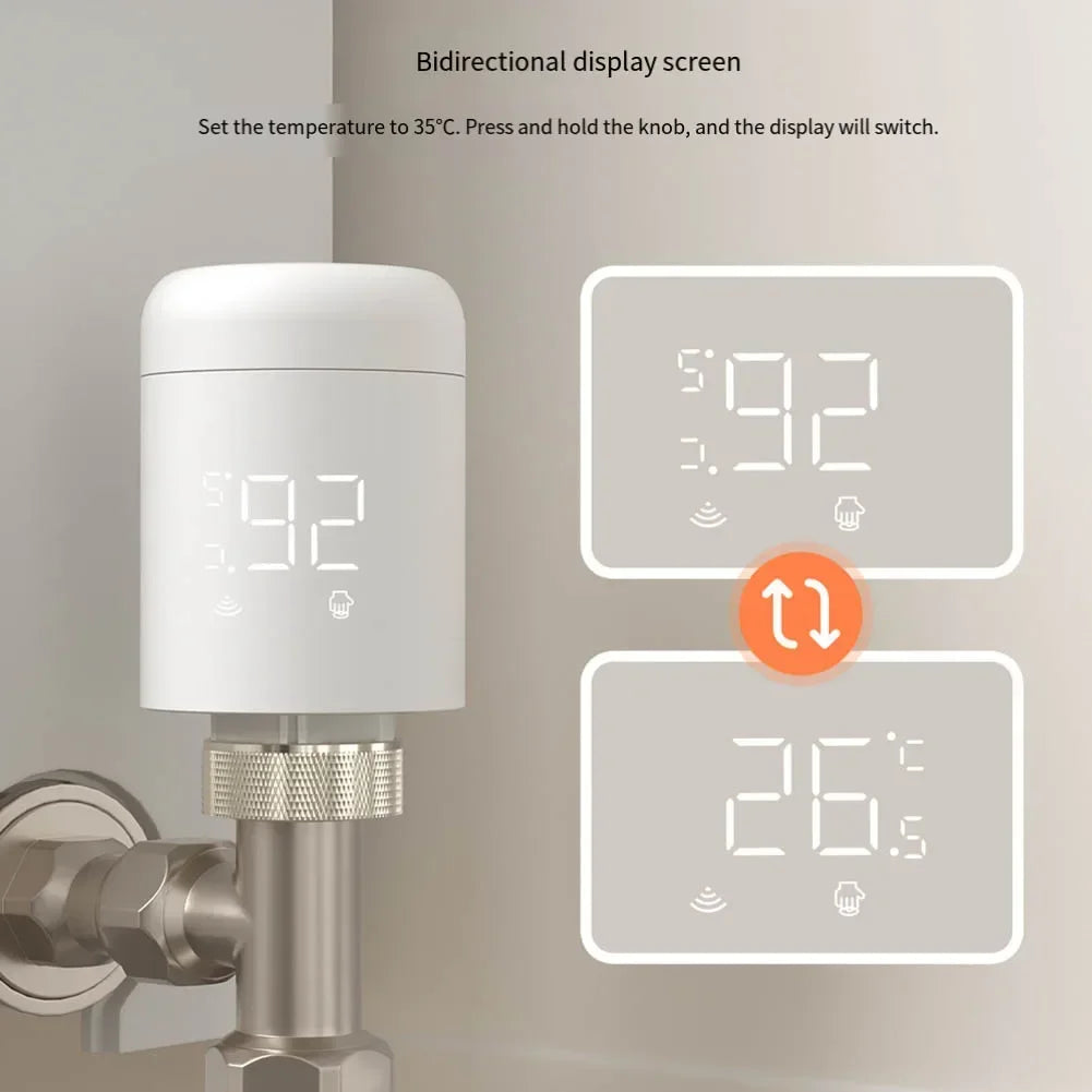 For ZigBee Smart Radiator Thermostat with 7 Day Programmable Schedule and Frost Protection for Energy Efficiency