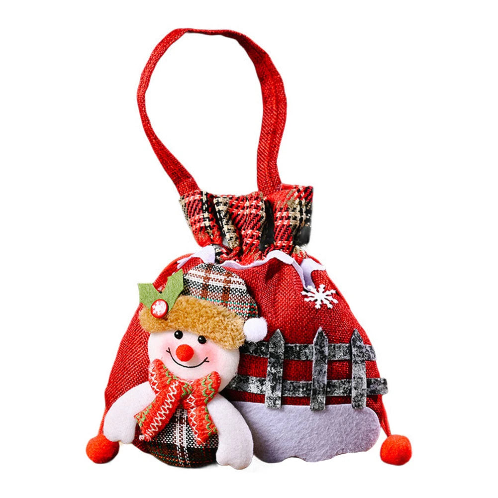For Christmas Santa Sacks Cloth Present Bags with Strong Handle Cloth Designed for Carrying Holiday Candy and Treats Oasis Select C China Mainland