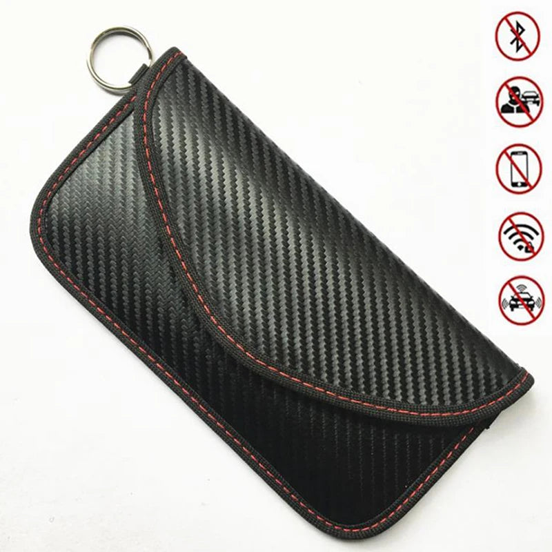 Car Key Signal Blocking Shield Case Faraday Bag Protector Pouch Signal Blocker Case RF Signal Safe Lock Bag For Car Keys Oasis Select Default Title