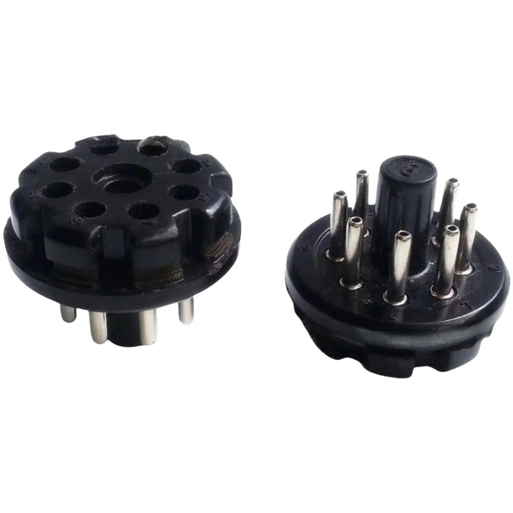 GZS8-B Socket 8Pins Tube Socket Oxidation-resistant Contacts Stable Electrical Connections Bakelite Construction Oasis Select A