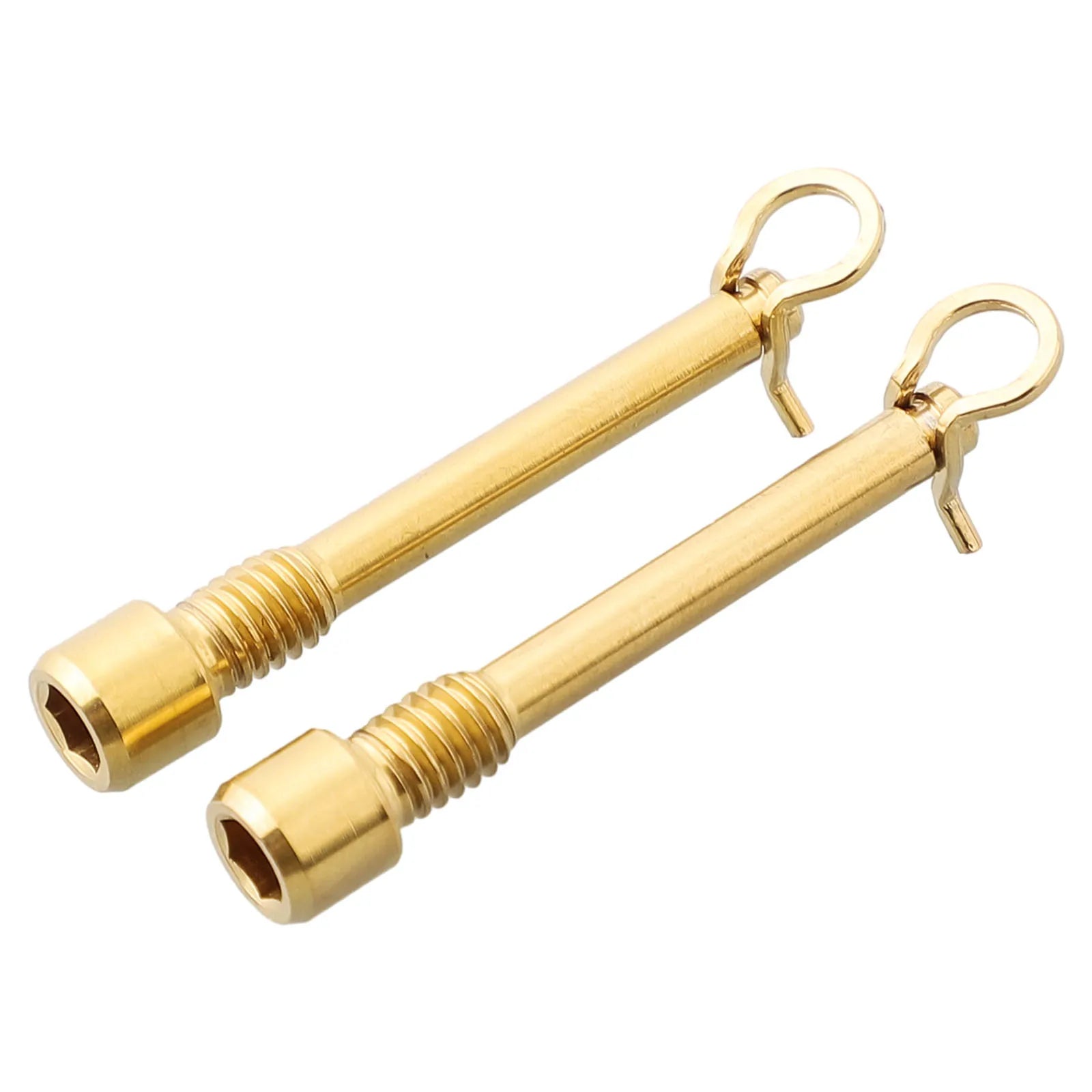 Newest Useful Hot Sale Practical Latch Bicycle Bolt Brake M4x26 Pin Screw 12*7*2cm Titanium 2-4N.M Accessories Oasis Select