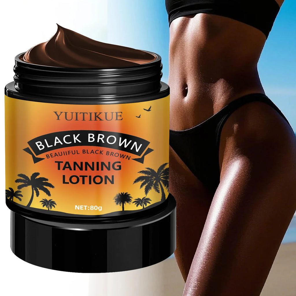 YUITIKUE Get Summer Color Fast Sunless Tanning Lotion 80g - Moisturizing & Hydrating, for All Skin Tones, No Patience Needed Oasis Select