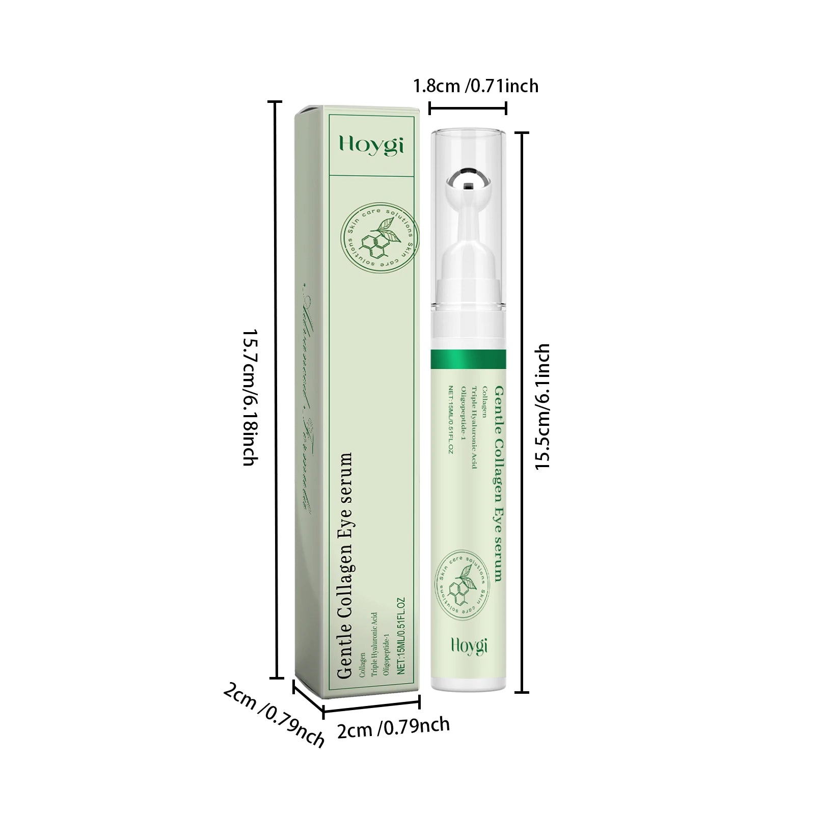 Collagen Eye Serum Cream Anti Dark Circles Eye Bags Eyes Puffy Repair Brightening Tighten Lifting Moisturizing Under Eye Roller Oasis Select