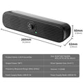AyeBeau Wired Soundbar Speaker for PC TV Laptop | 2.0 USB Audio