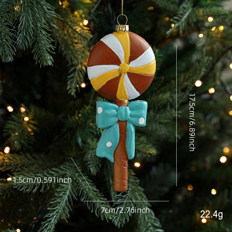 Macaron Christmas Hanging Ornaments – Cute Tree Pendants