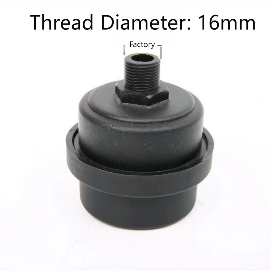 12.5/16/20mm Metal Air Filter Oil-Free Muffler Air Compressor Intake Filters Noise Muffler Air Compressor Pump Accessories Oasis Select Plastic 16mm