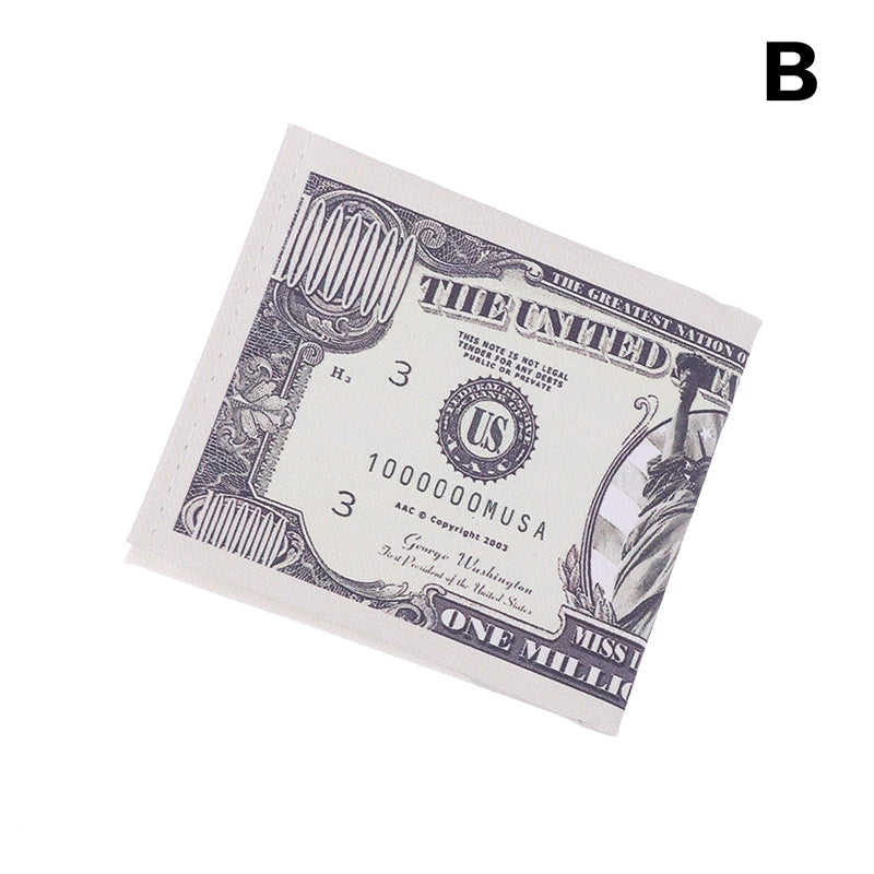 Slim Canvas Print Wallet – Unisex Bifold Card & Cash Holder Canvas Bifold Wallet Oasis Select Dollar 1million