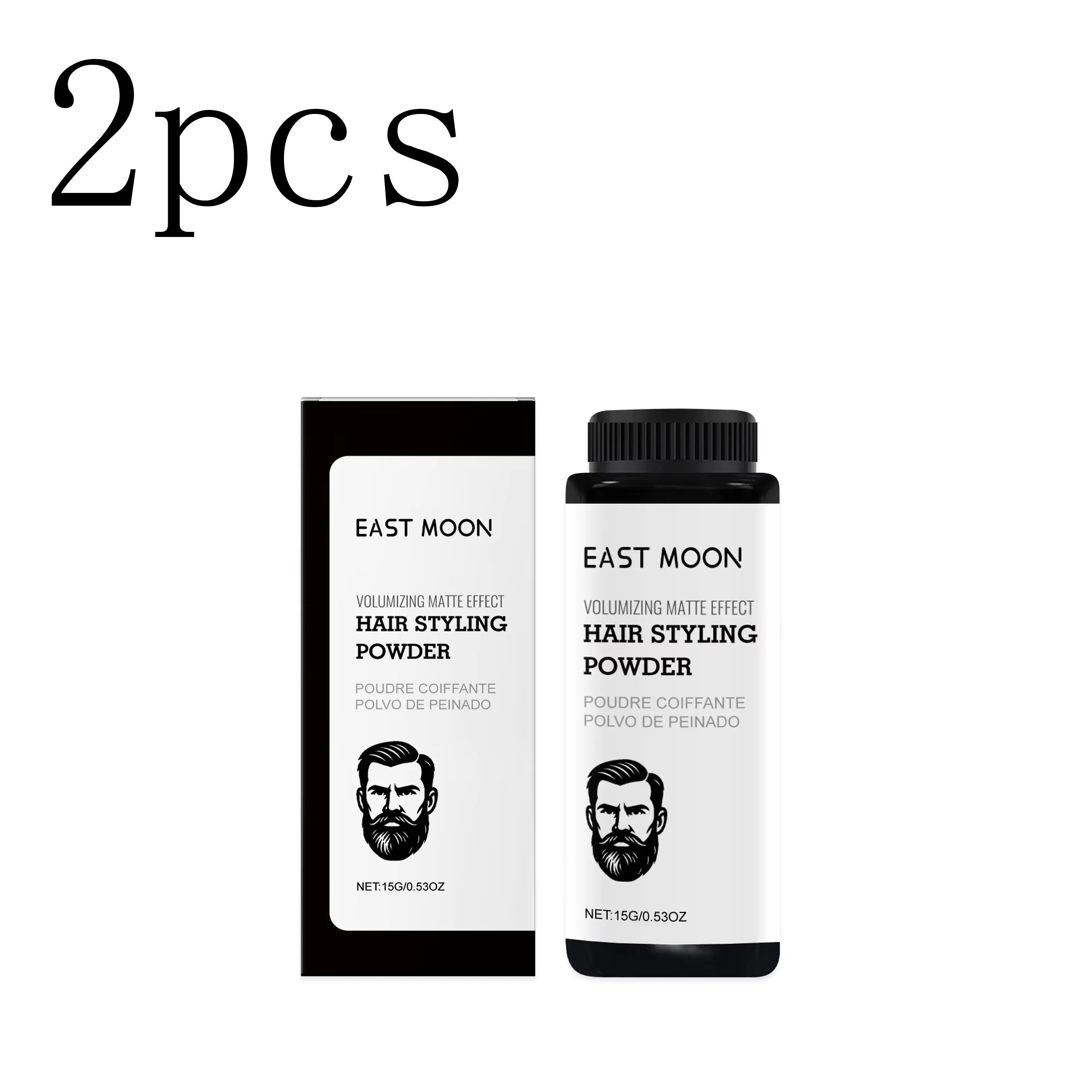 Men's Hair Texture Powder - Natural Hold, Long-Lasting, Volumizing, Non-Greasy Styling Powder Oasis Select 2boxed