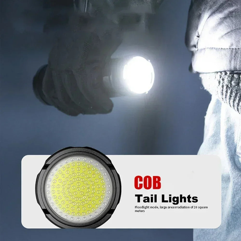 15000mah Built-in Battery 1000W Most Powerful Led Flashlights Tactical Flash Light Emergency Spotlights 4km Holiday Gifts Oasis Select
