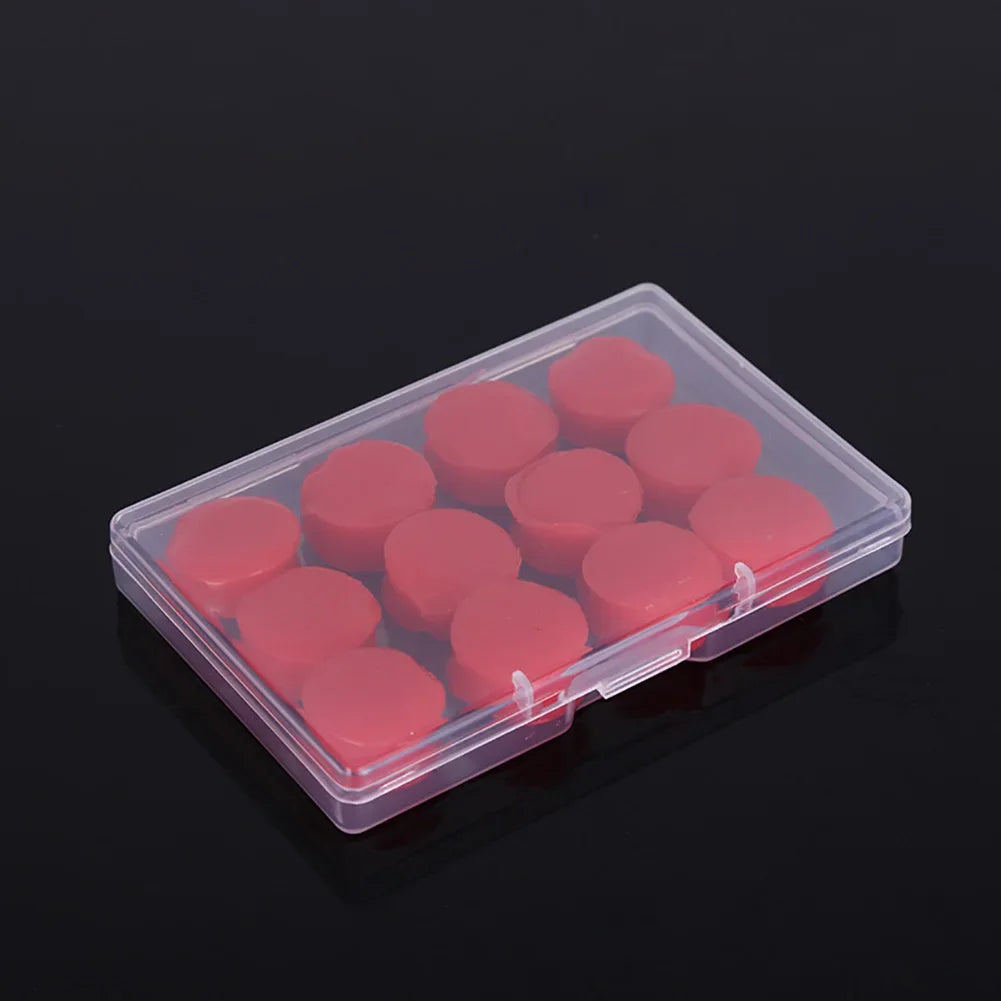 12Pcs Silicone Sleeping Ear Plugs Noise Reduction Anti Snore Sound Insulation Earplug Sleep Ear Protection Reusable Ear Plugs Oasis Select