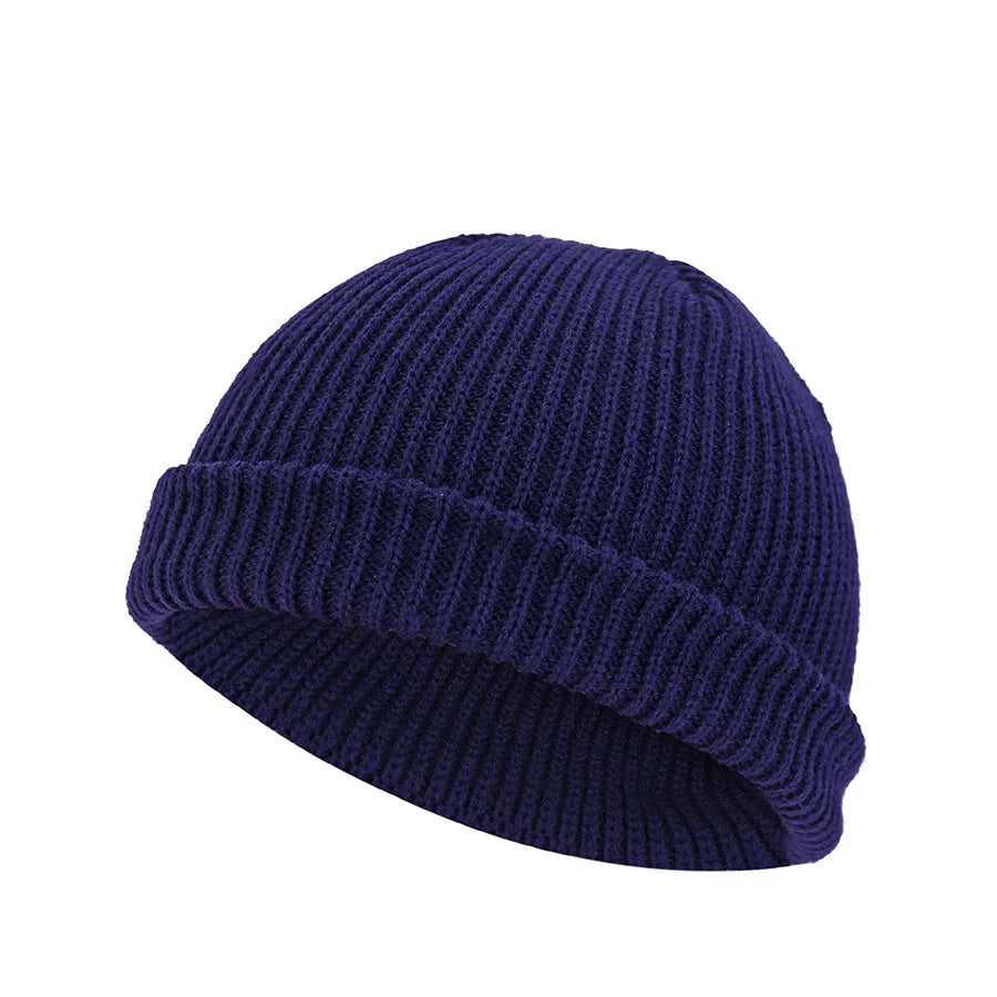 Cold hat, melon skin hat, knitted hat, short hip-hop street hat, woolen hat, men's and women's hat, street retro hexagonal hat Oasis Select 8