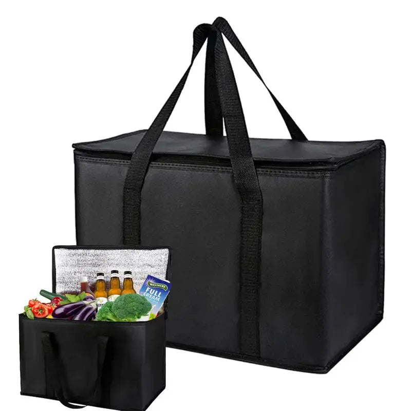 Insulated Lunch Bag Heavy Duty Large Capacity 65L-70L Thermal Insulation Bag Non-Woven Foldable Cooler Bag For Groceries Food Oasis Select