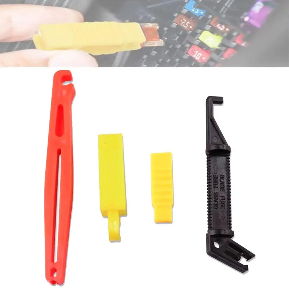4 Pieces Micro Car Fuse Fetch Clips Car Fuse Extractor Fuse Remover Plastic Plier Tweezers Installation Tool Oasis Select