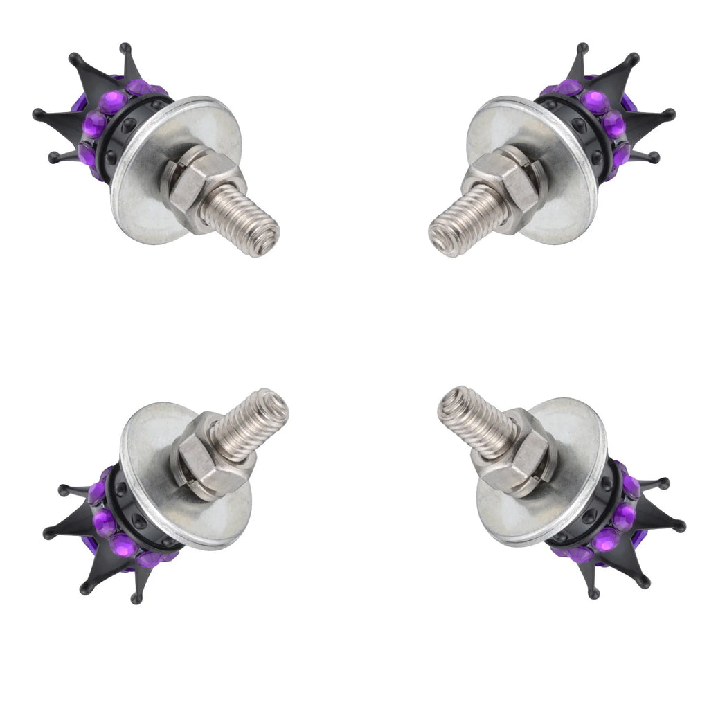 License plate screw fasteners flash installation license plate bolts license plate screw kit, suitable for cars and motorcycles Oasis Select 4pca
