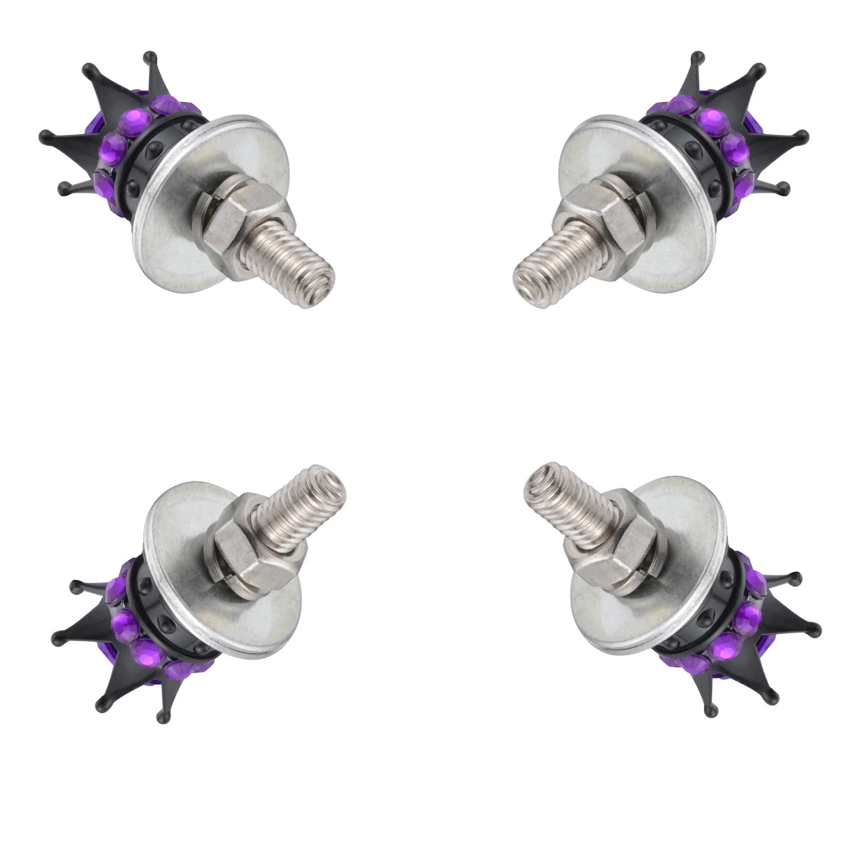 License plate screw fasteners flash installation license plate bolts license plate screw kit, suitable for cars and motorcycles Oasis Select 4pca