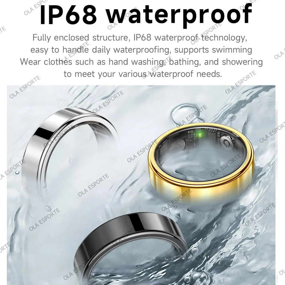 Ola Esporte Smart Ring – Heart Rate, SpO2 & Sleep Tracker IP68