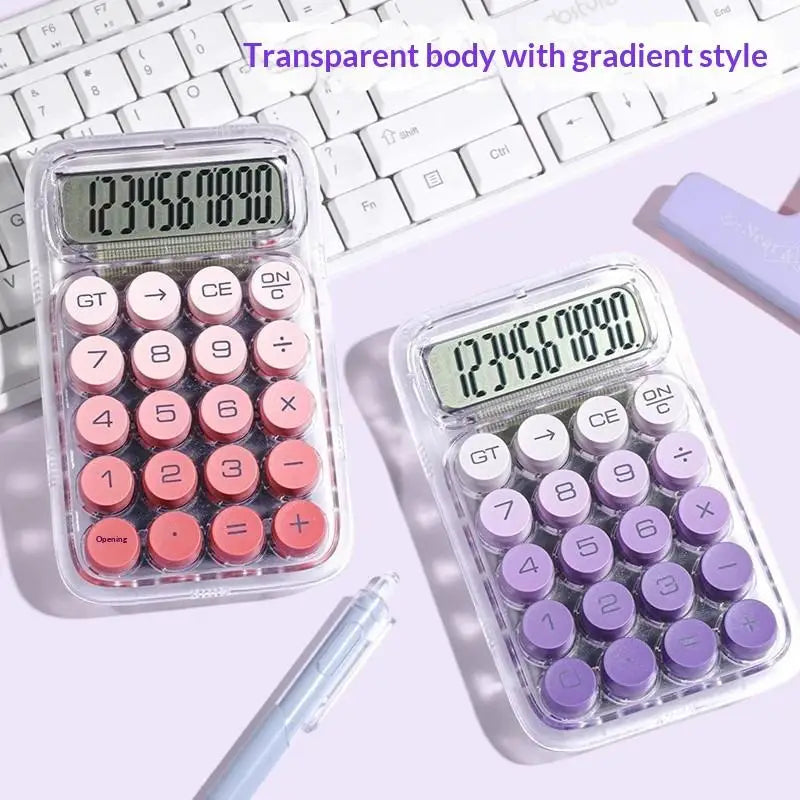 1PCS Large Screen Large Buttons High Appearance Level Calculator Portable Specially Designed For Students Oasis Select