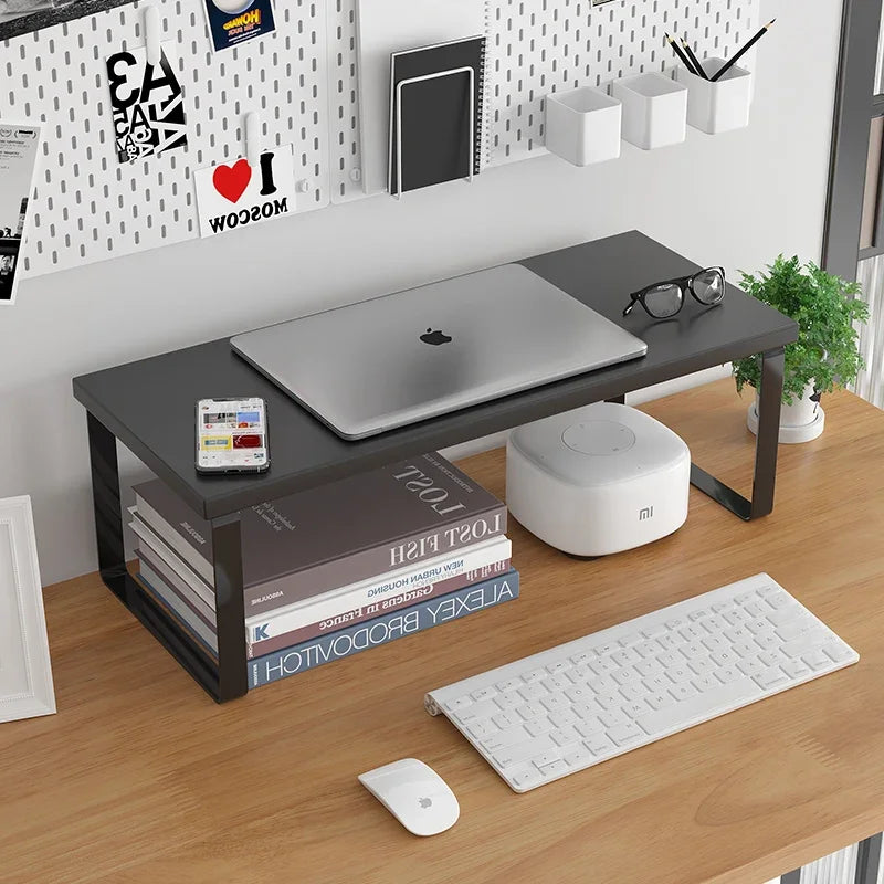 Wood Monitor Stand & Desk Organizer Shelf – 30/40/50cm