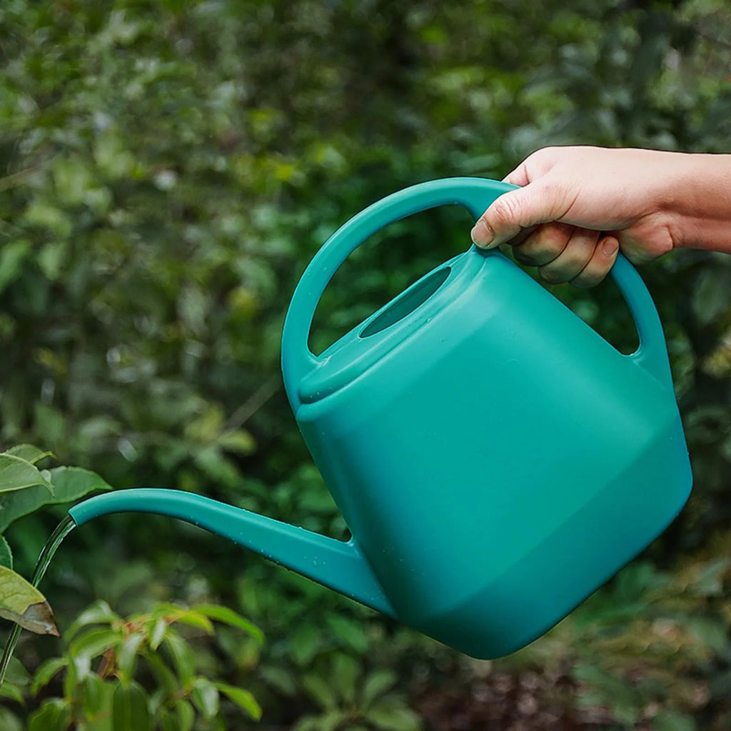 Home Garden 4L Watering Can Long Mouth Large Capacity Plant Sprinkler Garden Tool Lightweight Watering Pot Oasis Select Green