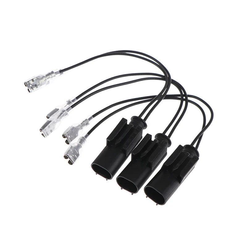 1/3Pcs For Motorcycle Adventure Modification Horn One Split Two Wire Harness Plug Accesorios Para Vehiculos Car Audio Cable Oasis Select 3pcs