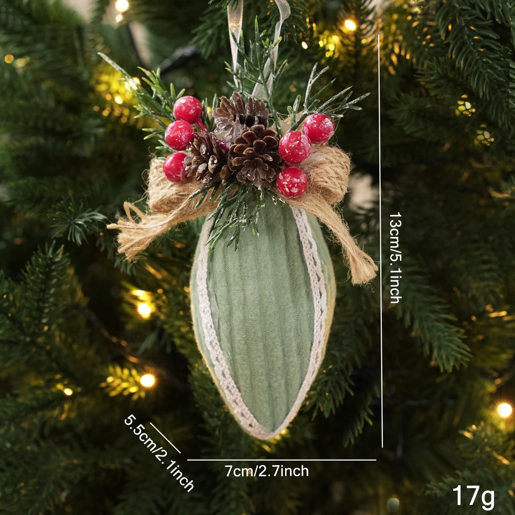 Christmas Tree Hanging Ornament Easy To Hang Christmas Socks Ornament Fabric Christmas Ball Classic For Fireplace Windows Oasis Select F
