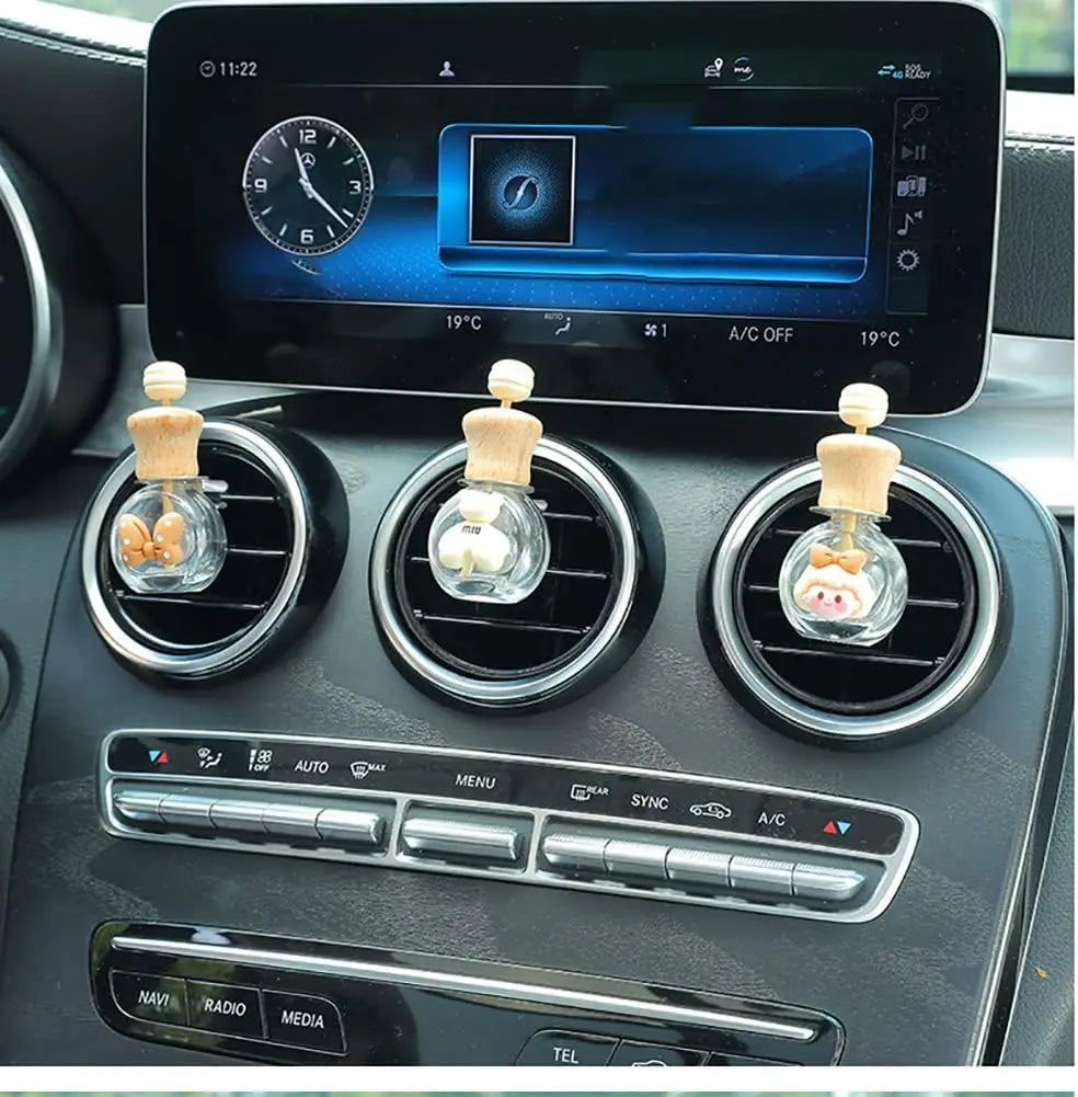 1-60PCS Car Air Vent Perfume Clip 360° Rotatable Air Vent Fragrance Diffuser DIY Car Accessories Interior Decoration Oasis Select