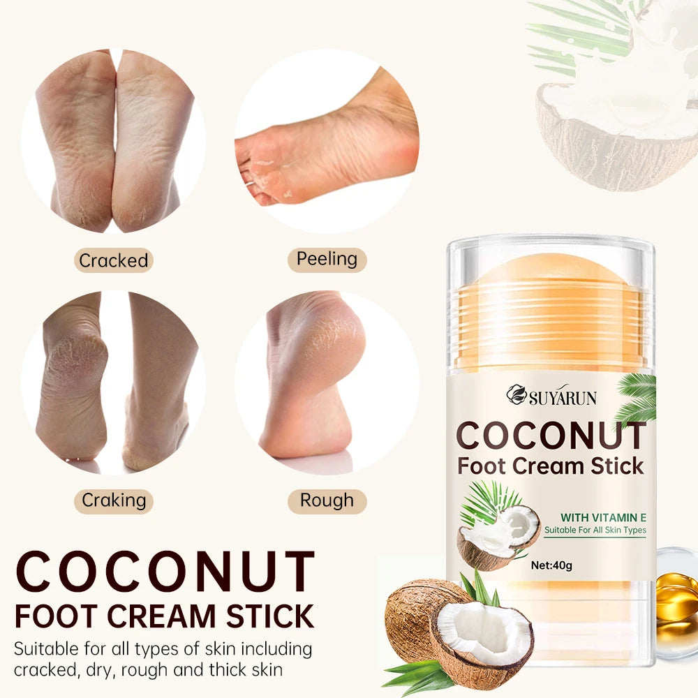 SUYARUN Coconut Foot Balm Stick – Moisturizing Heel Care