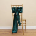 17 x 275 cm Chair Cover Bow Chair Sash Chair Ribbon for Wedding Party Event Banquet Chair Decoration Oasis Select Dark Green