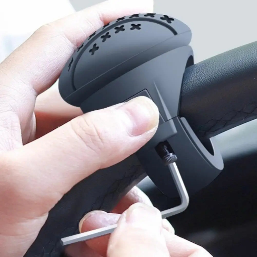 Turning Steering Wheel Booster Knob Non Slip 360° Smooth Rotation One-Hand Operation Metal Bearing Turning Helper Accessories Oasis Select