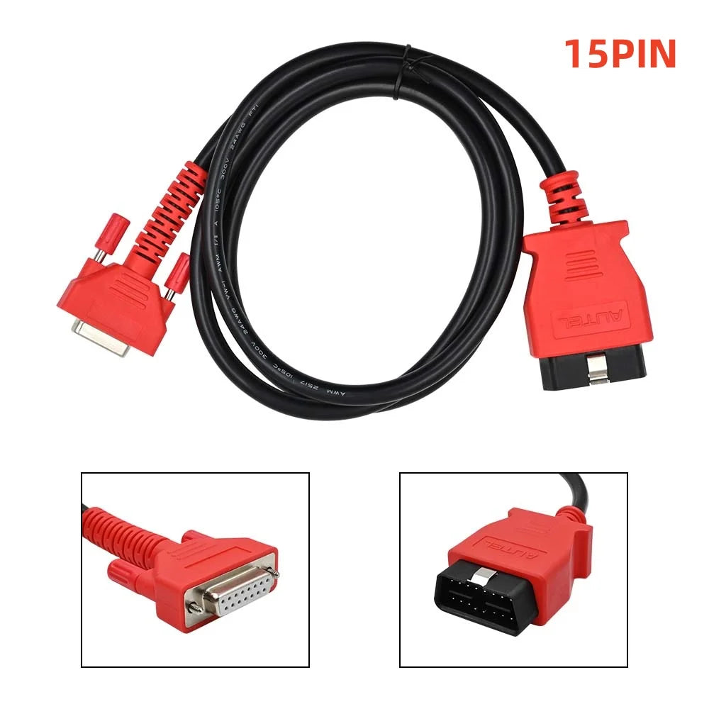 Autel MaxiSYS Main Test Cable 15-Pin & 26-Pin | MS908 MS905 Diagnostic Test Cable Oasis Select 15 pin