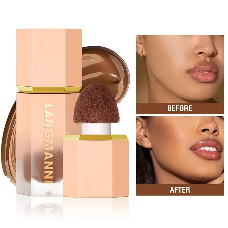 Liquid Contour Stick & Matte Highlighter – Natural Face Makeup
