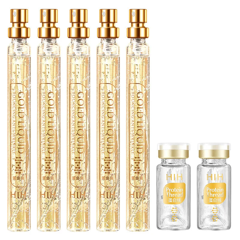 24K Gold Face Serum – Collagen, Silk Thread & Hyaluronic Acid Gold Face Serum Oasis Select