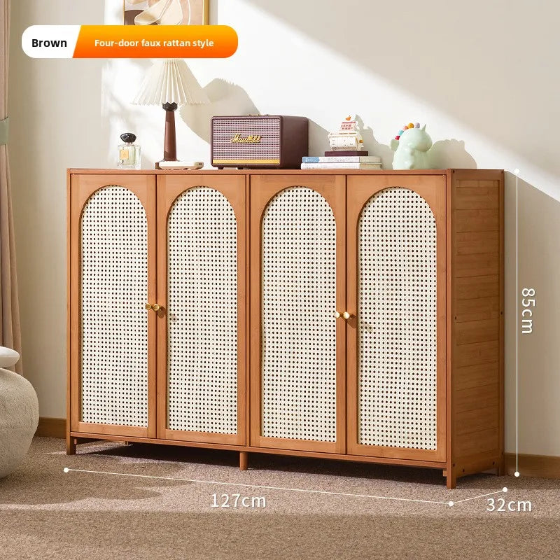 French side cabinets rattan lockers household dining room tea cabinet lockers kitchen storage cabinets side cabinets Oasis Select Four Doors
