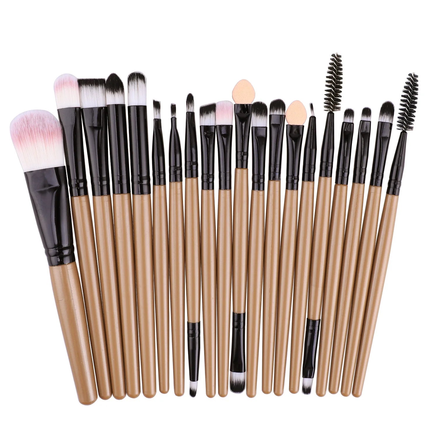 Makeup brush set, soft and fluffy, professional cosmetics foundation brush, multi-style blending makeup brush, beauty tools Oasis Select Brown
