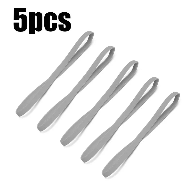 5/10pcs Elastic Absorbent Sweat Bands Yoga Running Fitness Headband Thin Sports Women Men Hair Bands Anti-Slip Hair Accessories Oasis Select 5pcs grey