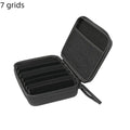4–8 Grid Eyeglasses & Sunglasses Travel Organizer Case | Black