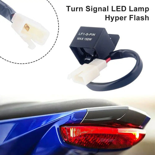Motorcycle Motor Turn Signal Bulb Hyper Flash For Honda Kawasaki Suzuki Yamaha 12A 2Pin Electronic LED Flasher Relay Oasis Select