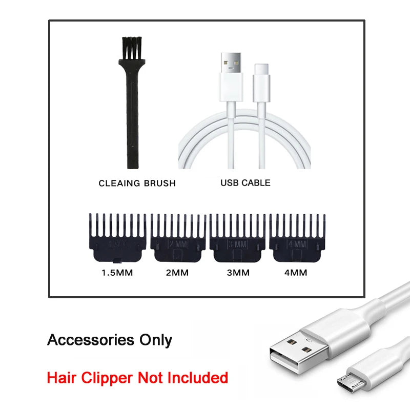 Vintage Carving Hair Cutting Machine T9 Professional Portable Rechargeable Man Beard Cutting Machine / Hair Clipper Accessories Oasis Select X-OnlyAccess