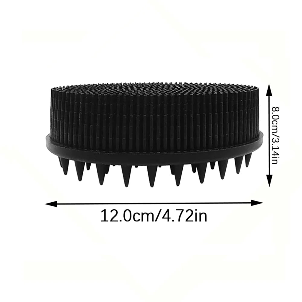 Double-Sided Silicone Shower Brush – Body Scrub & Scalp Silicone Bath Brush Oasis Select