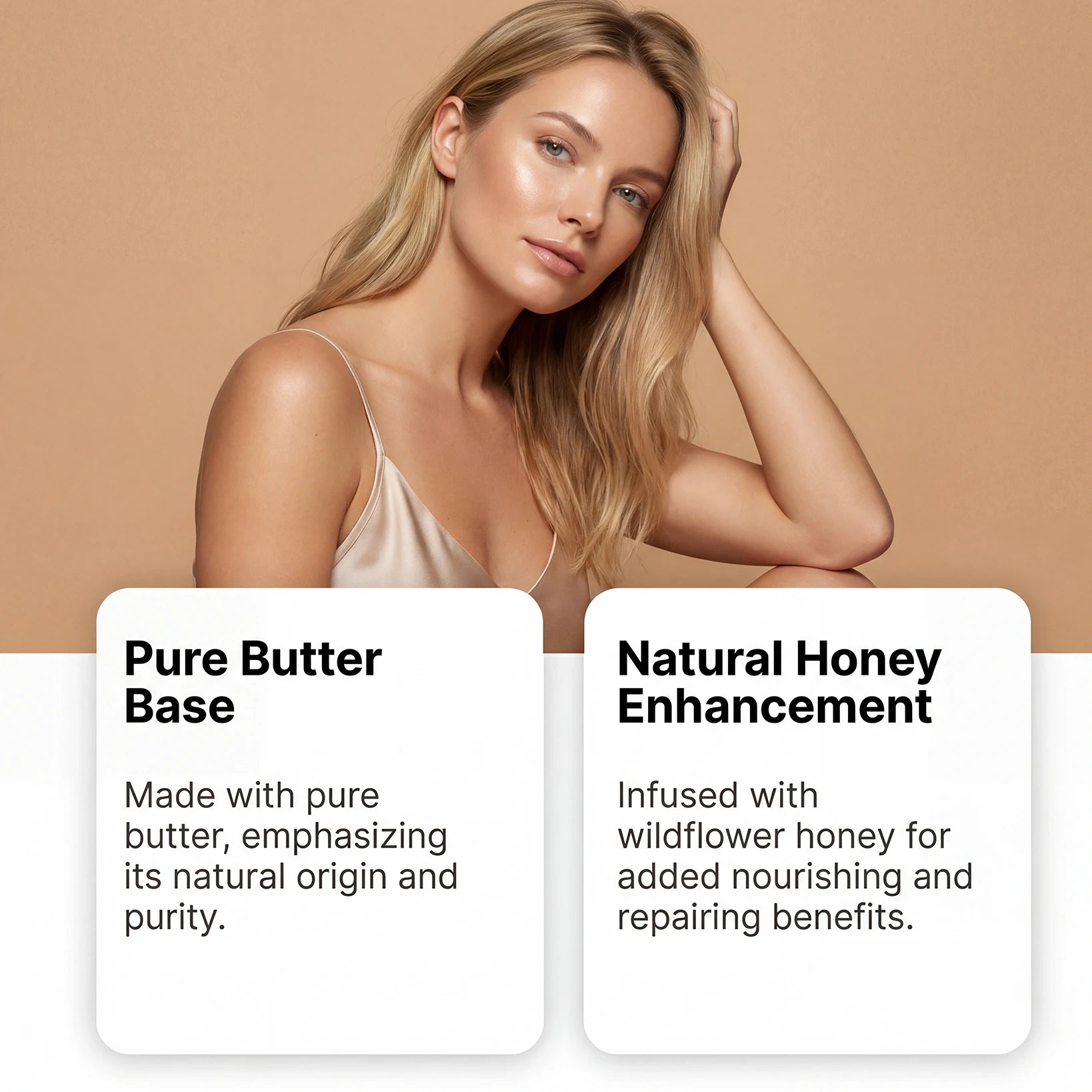 Woodsleep Beef Tallow & Honey Skin Balm – Hydrating Cream 60g Skin Moisturizing Balm Oasis Select