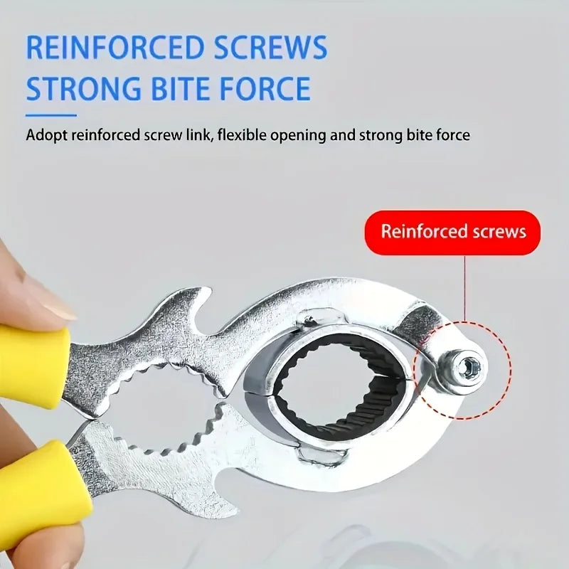 1pcs Faucet Aerator Wrench Water Outlet Loosening Device Circular Pipe Clamp Universal Disassembly Tool Multifunctional Clamp Oasis Select
