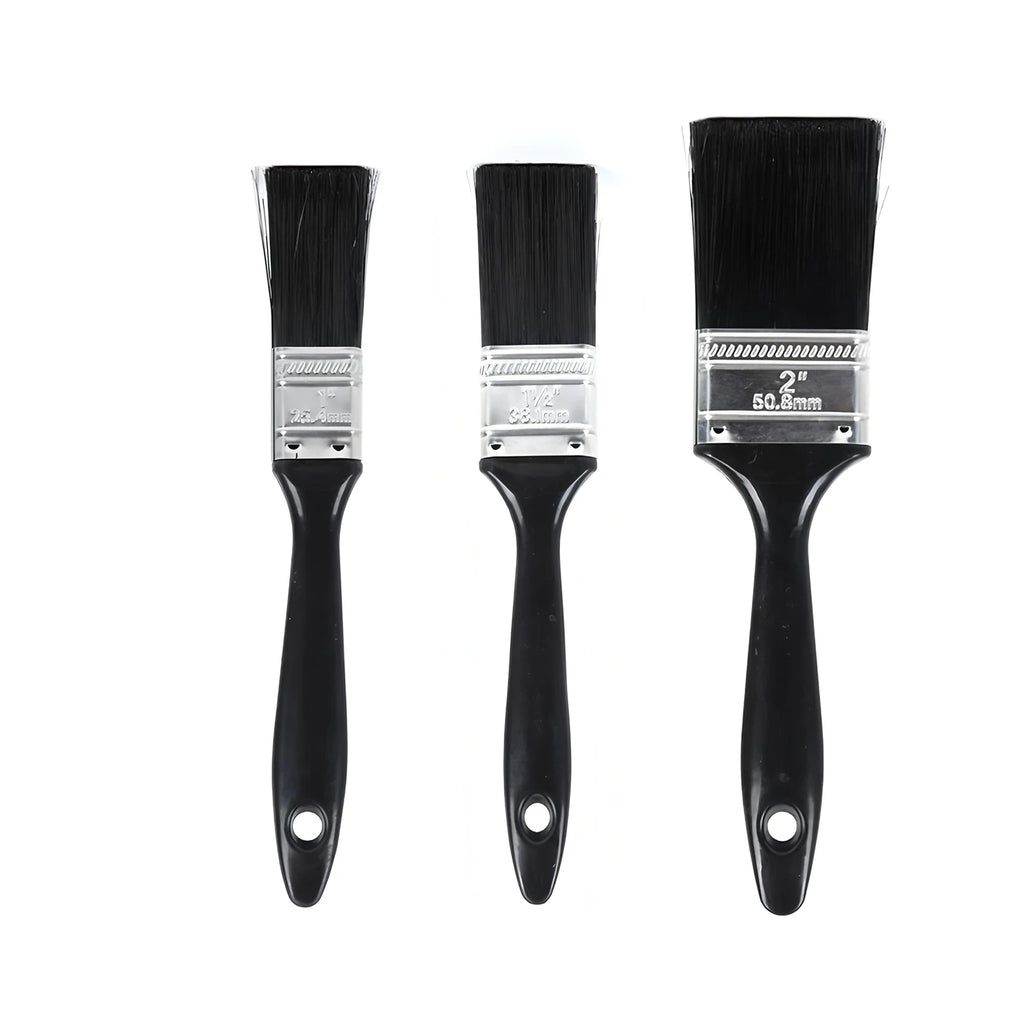 3pcs Thickened Paint Brush Apply Evenly Cleaning Tool Plastic Handle Brush Plastics Solid Wall Brushing Tools Wall Painting Oasis Select