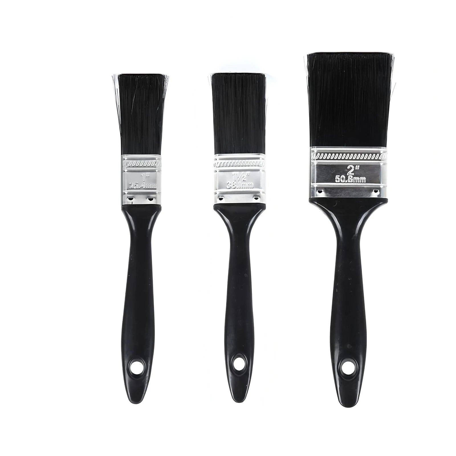 3pcs Thickened Paint Brush Apply Evenly Cleaning Tool Plastic Handle Brush Plastics Solid Wall Brushing Tools Wall Painting Oasis Select