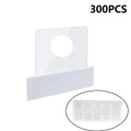 300Pcs High Quality Tear-resistant Binder Stickers PVC Multi-purpose Binder Hook Self-Adhesive Round Hole Ring Binder Stickers Oasis Select Bronze