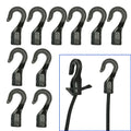 10 20PC Open End Cord Hooks Snap Boat Kayak Motorcycle rope Buckle camping tent hook For Bungee Shock Elastic Bungee Cord Straps Oasis Select 10 Pieces