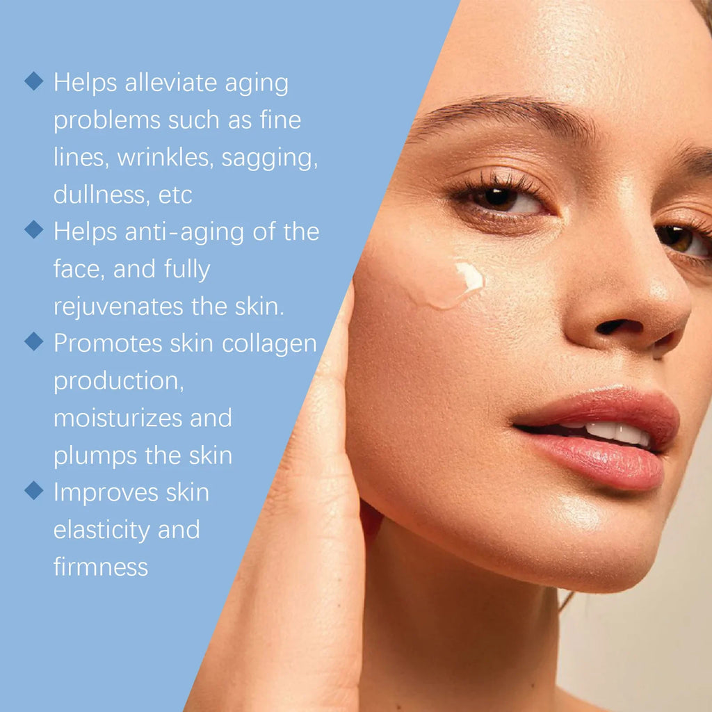 Blue Copper Peptide Serum Firming Fade Fine Lines Shrink Pores Skin Care Rejuvenation Smooth Brightening Spot Moisturizing Serum Oasis Select